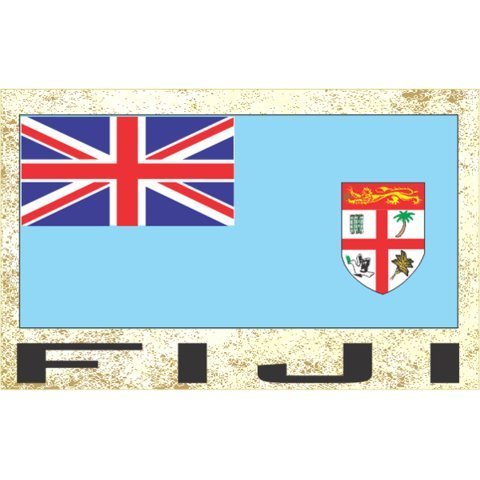 Flag Fridge Refrigerator Magnets - 12-Pack Asia & Africa Collection (Includes Fiji) - Perfect for Home Decor, Office, Travel Souvenirs & Gift Giving