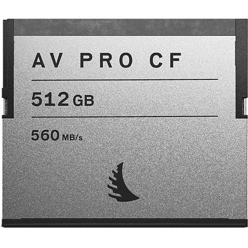 Angelbird 512GB AV Pro CFast 2.0 Memory Card - High-Speed Professional Video Storage for 4K/8K Cameras & Cinema Production