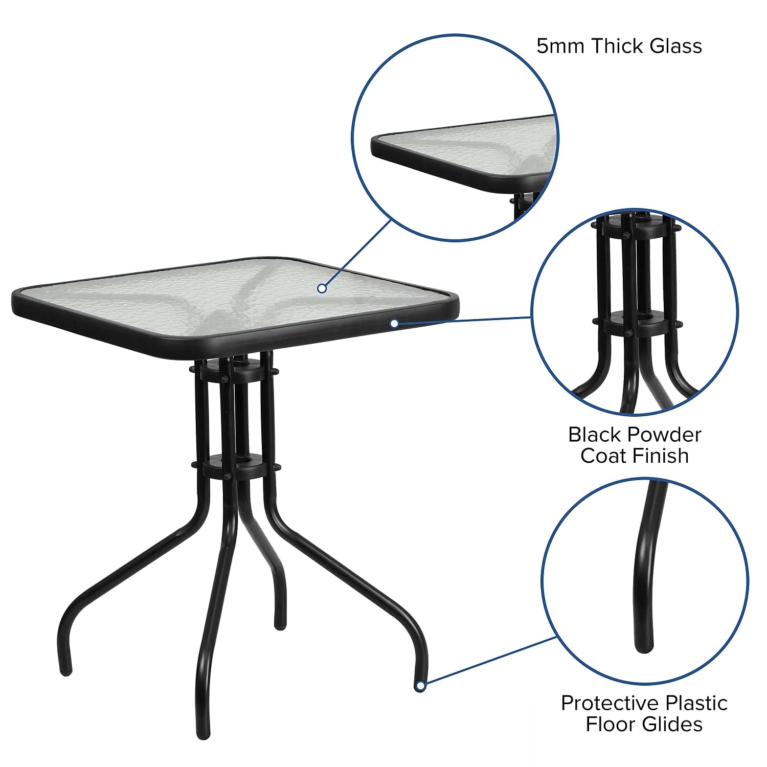 Flash Furniture 2 Flex Comfort Stack Chairs with 23.5