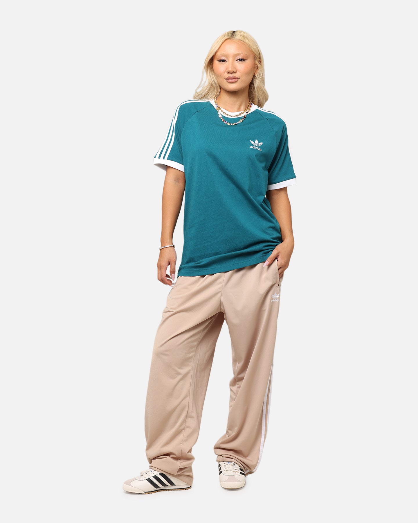 Adidas Firebird Trackpants for Women - Magic Beige Retro Joggers | Casual Streetwear & Gym Workout Pants for Running, Yoga & Lounge Wear