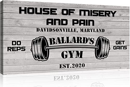 House of Misery and Pain on White Wood