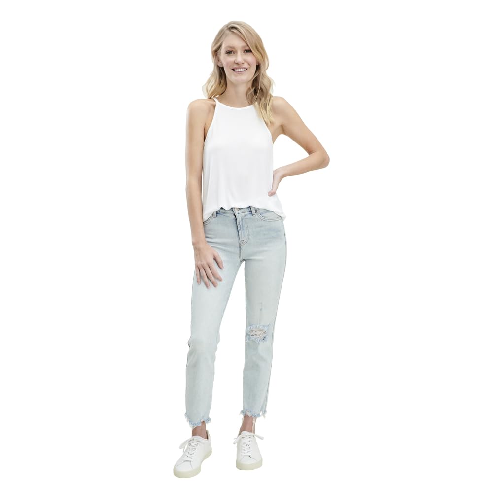 Splendid Women's Ribbed Halter Tank Top - Sexy Summer Crop Top for Beach, Party & Casual Wear
