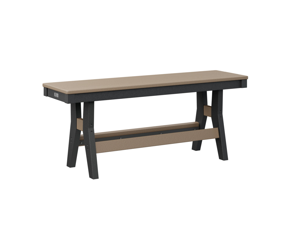 Berlin Gardens Harbor 44 Dining Bench - Outdoor Patio Furniture, Weather-Resistant Wooden Dining Bench for Garden, Deck, Backyard - Perfect for Entertaining and Relaxing