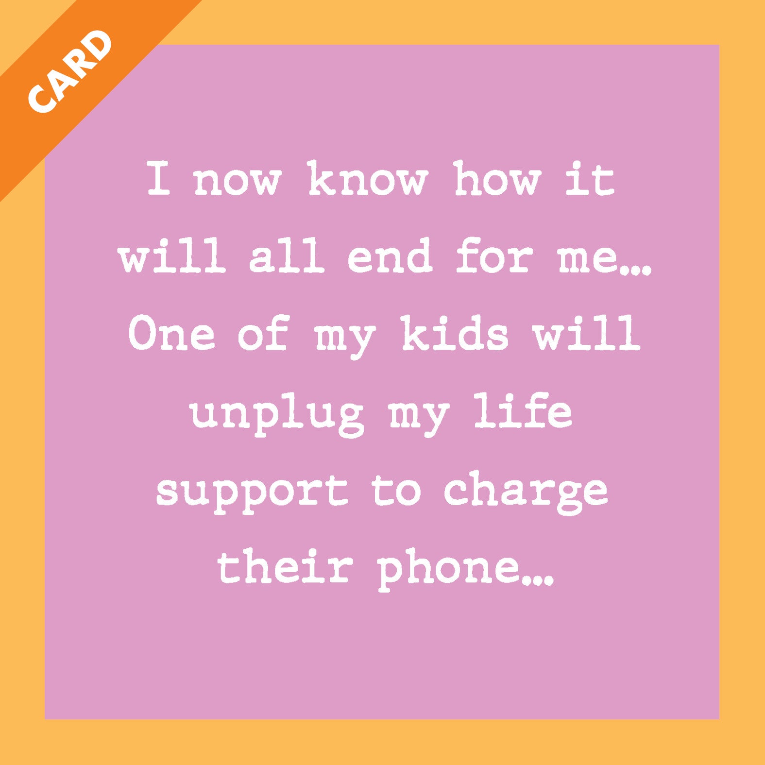 Unplug Life Support Card - Thoughtful Gift for Medical Professionals & Loved Ones - Perfect for Nurses, Doctors & Caregivers
