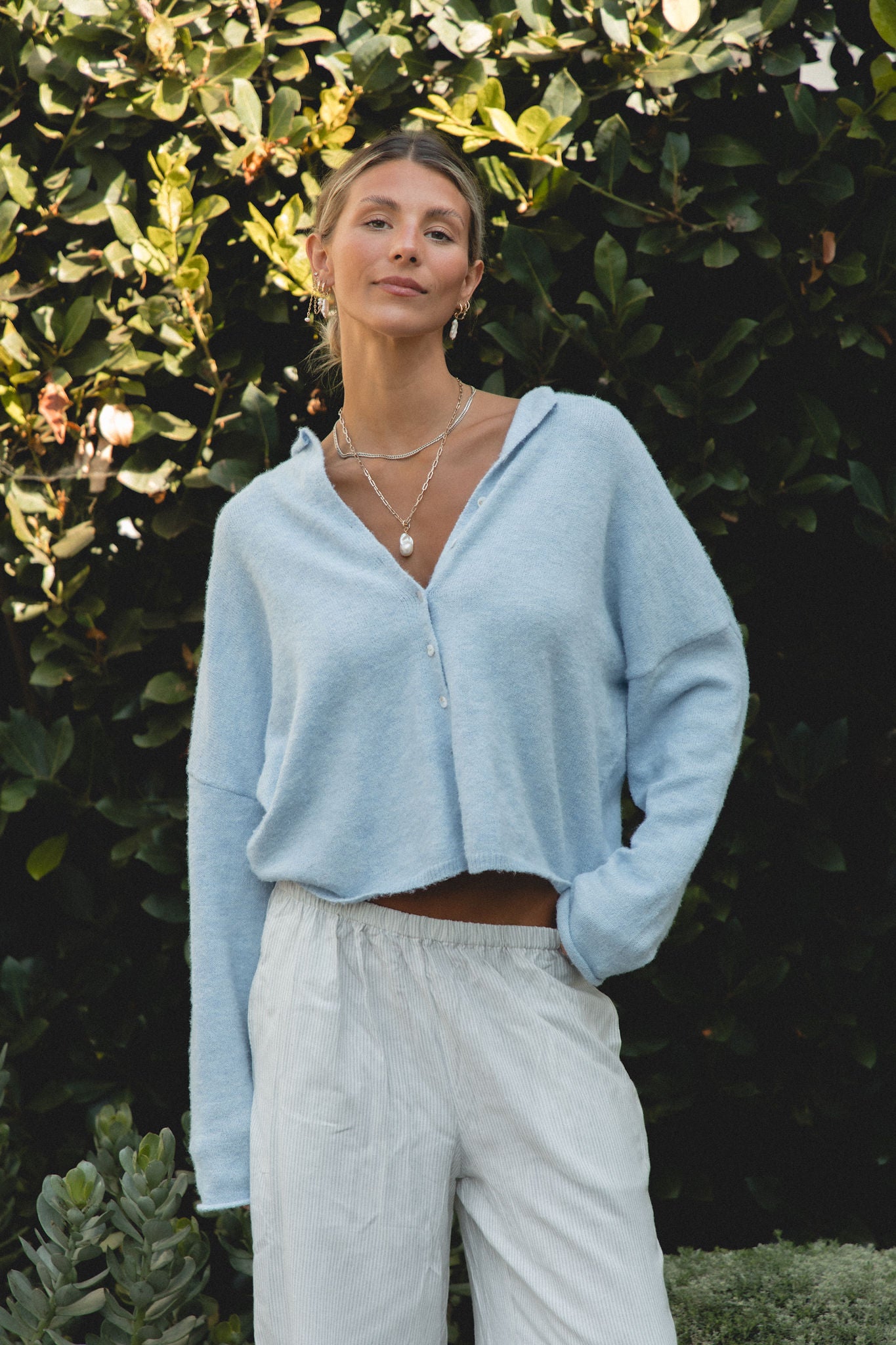 Free Falling Button Cardigan for Women - Soft & Stylish Open Front Knit Sweater | Perfect for Casual Outfits, Layering in Fall & Winter