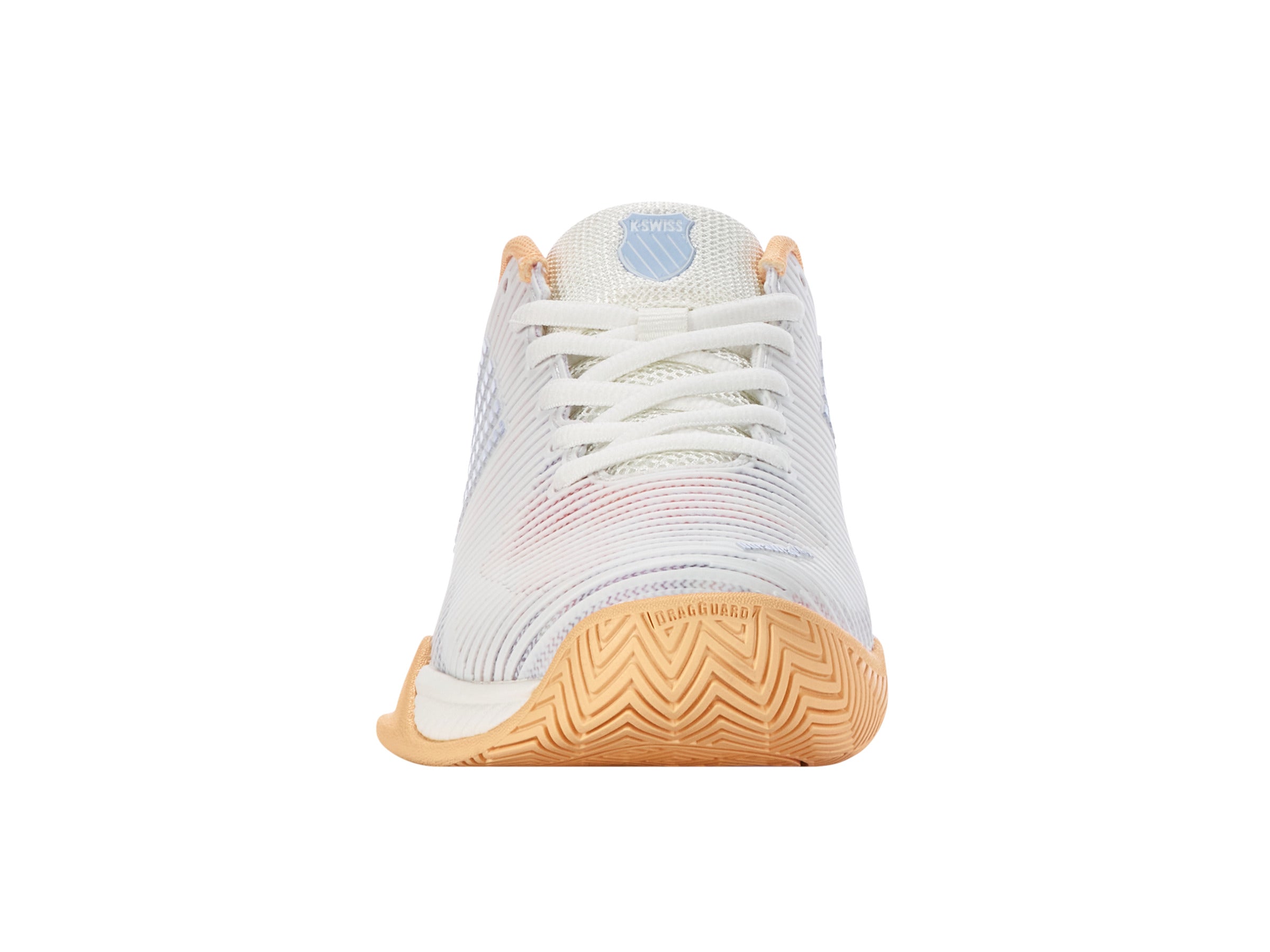 Hypercourt Express 2 Women's Running Shoes - Star White/Peach Fuzz/Heather | Lightweight Cushioned Sneakers for Gym, Jogging & Daily Wear | Style 86613-165