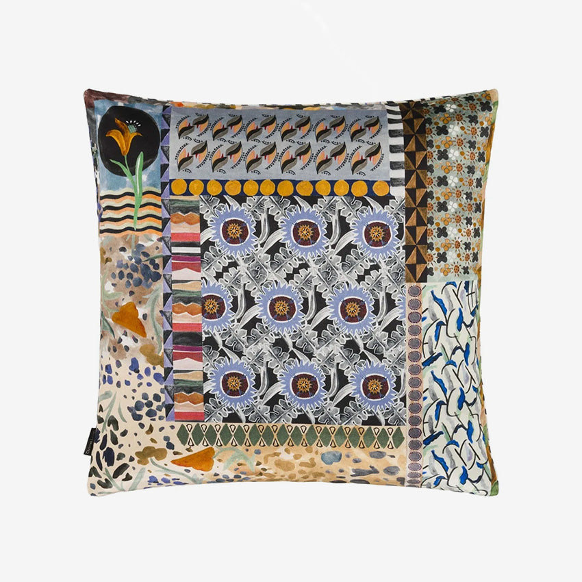 Christian Lacroix Bohemian Rhapsody Mosaique Decorative Pillow Cover 50x50cm - Luxury Home Decor for Living Room, Bedroom & Sofa