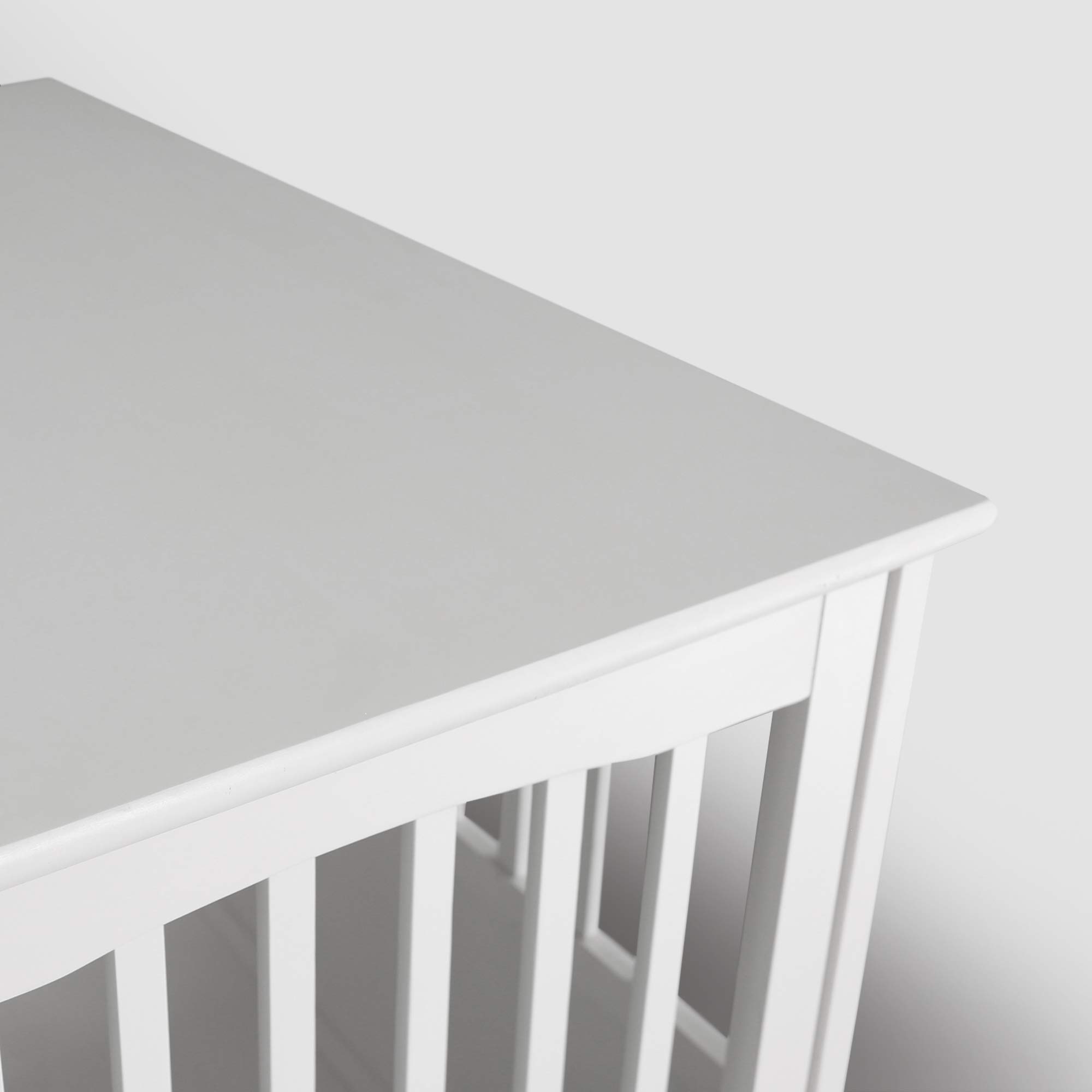 Stylish White Wooden Pet Crate & End Table - Medium Size for Dogs & Cats | Perfect for Living Room, Bedroom, or Office Decor