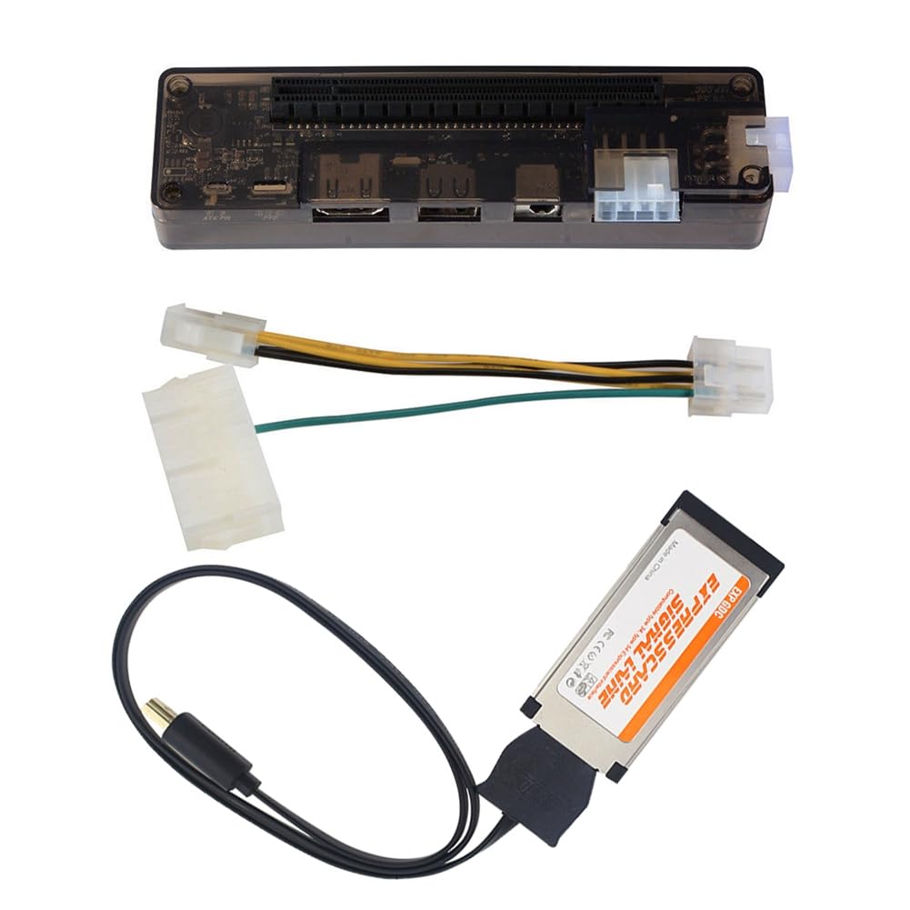 Kanylavy EXP GDC External Laptop Graphics Card Dock - Upgrade Your Laptop GPU with Video Card Kit & Express Card Cable - Perfect for Gaming, Video Editing & Graphic Design