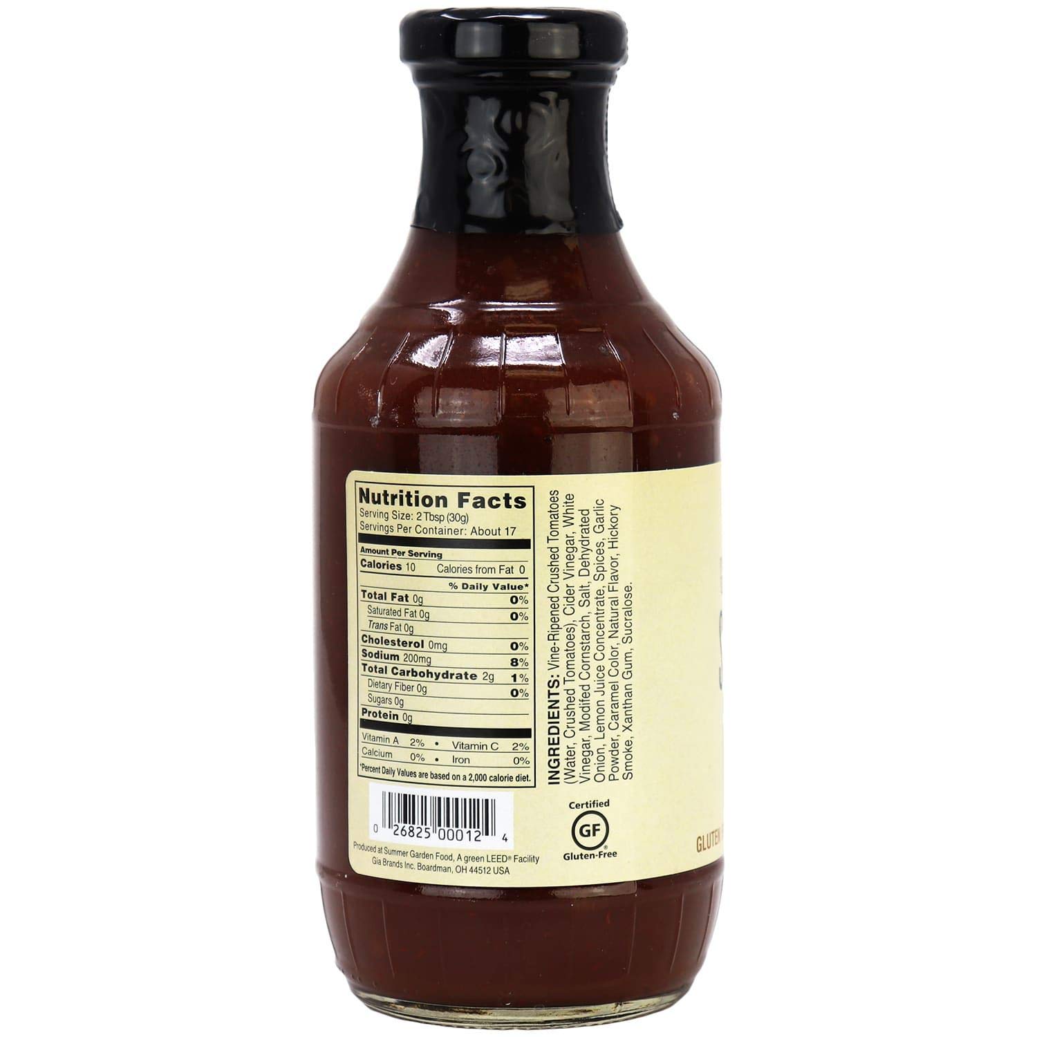 Sugar Free BBQ Sauce - G Hughes Maple Brown Flavor, Gluten Free, 18 Ounce (Pack of 2) - Perfect for Grilling, Dipping & Marinades