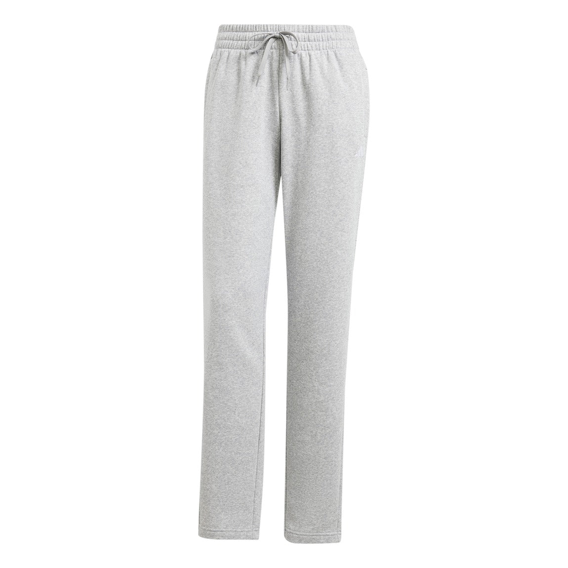 Adidas Essentials Small Logo Feel Cozy Open Hem Pants for Women - Comfortable Lounge & Casual Wear for Home, Yoga, and Running Errands