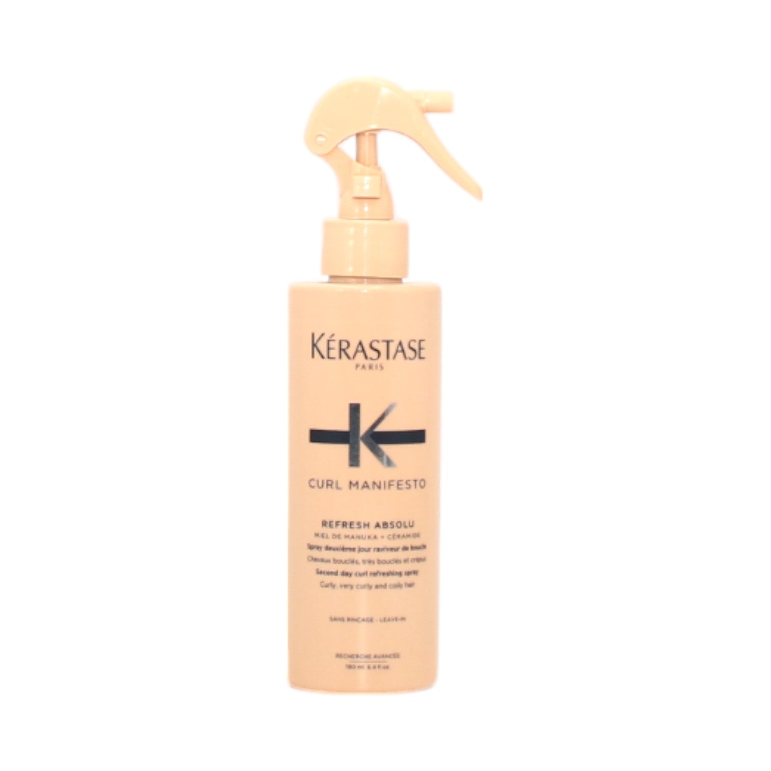 Kerastase Curl Manifesto Refresh Absolu Refreshing Spray for Curly Hair - 6.4 oz | Hydrating & Revitalizing Leave-In Treatment | Perfect for Dry, Frizzy Hair Care Routine & On-The-Go Styling
