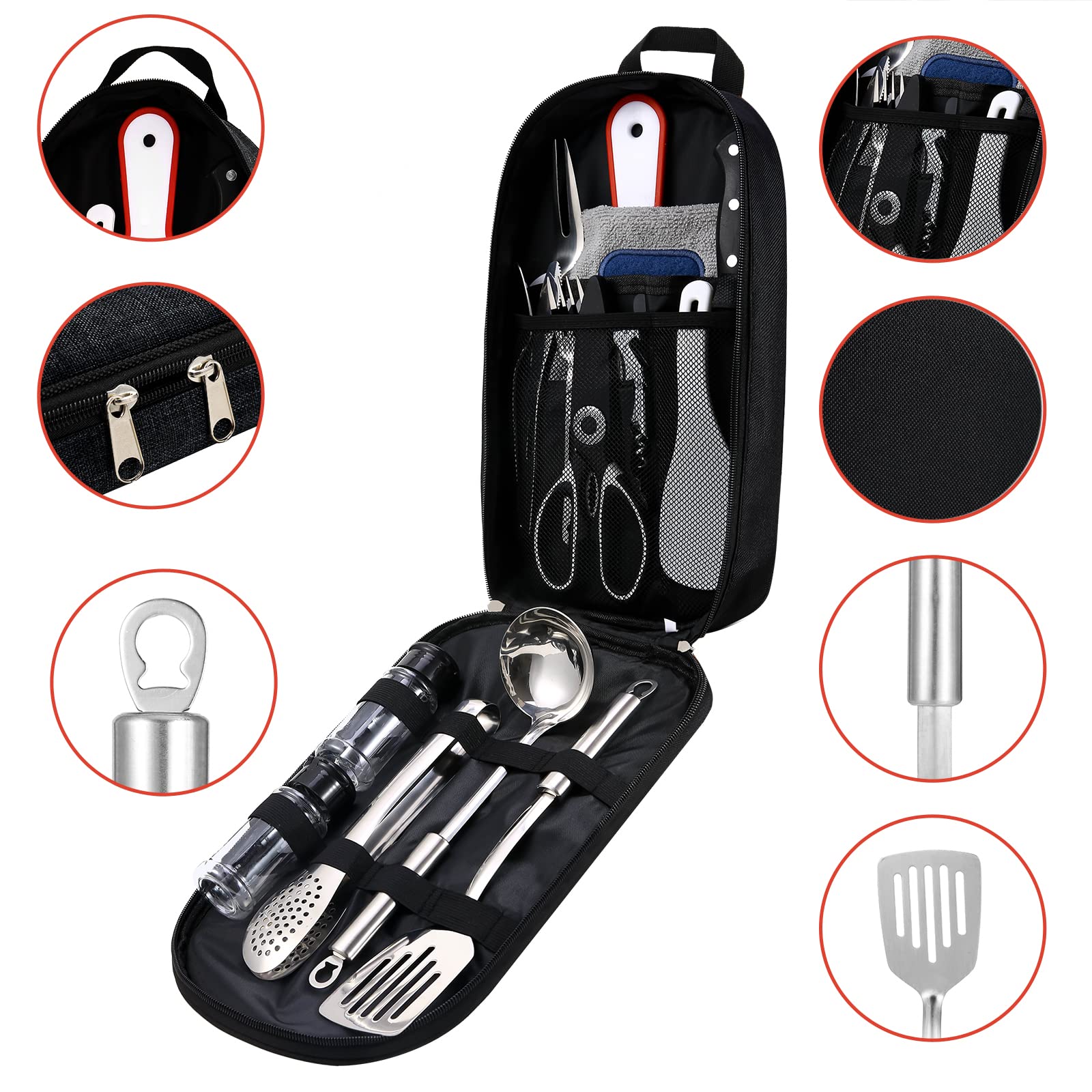 Premium Camping Gear Essentials: Tents, Outdoor Cooking Utensils, Portable Stoves & BBQ Accessories for Hiking, Backpacking & Family Camping Trips