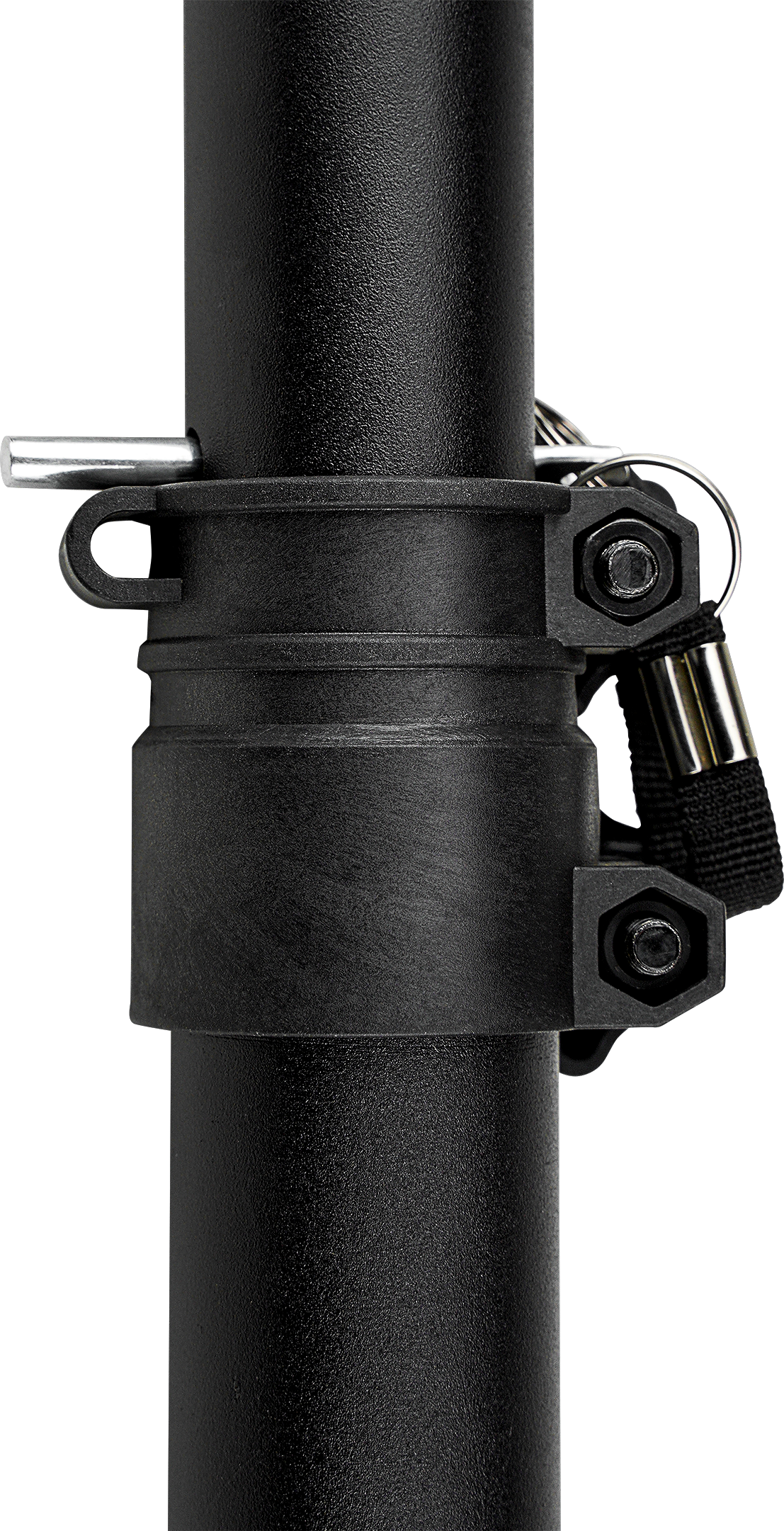 MS SE49 Subwoofer to Satellite Speaker Pole Mount - Heavy Duty Adjustable Stand for Home Theater & Studio Audio Systems