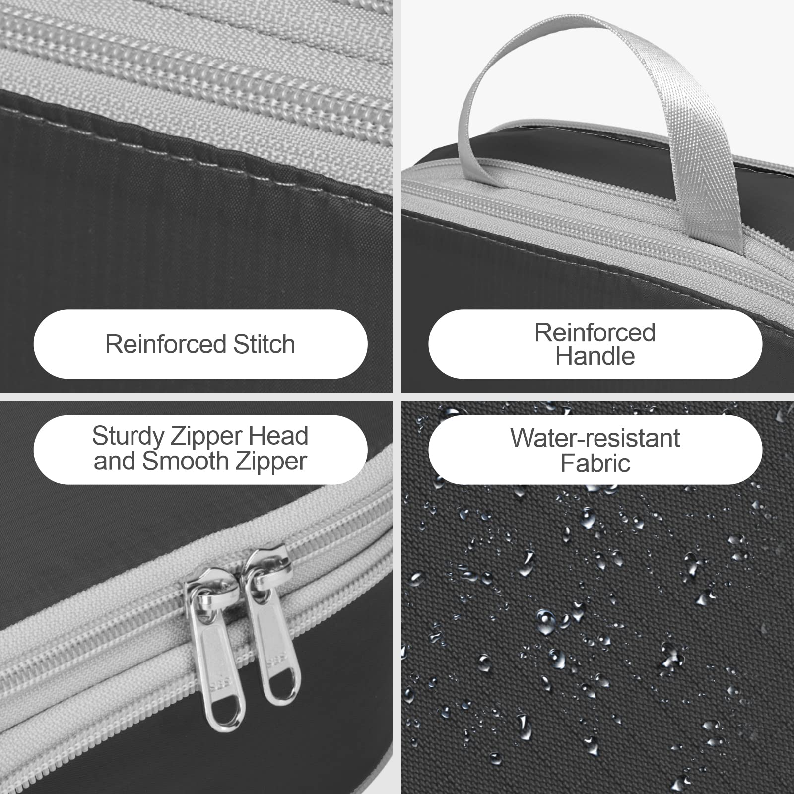 Cambond Compression Packing Cubes for Travel - 4-Piece Set of Luggage Organizers for Women, Space-Saving Carry-On Essentials | Perfect for Business Trips, Vacations & Weekend Getaways