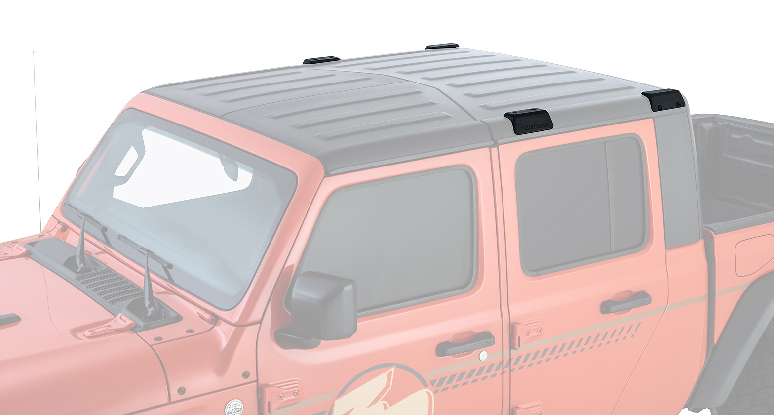 Jeep JT Gladiator Backbone Mounting System - RJTB1 Heavy Duty Roof Rack | Perfect for Off-Road Adventures & Cargo Transport