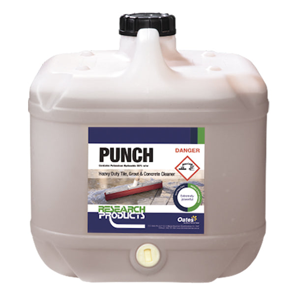 Powerful Punch Concentrated Heavy Duty Tile and Grout Cleaner - Removes Tough Stains & Restores Shine - Perfect for Bathrooms, Kitchens & Showers