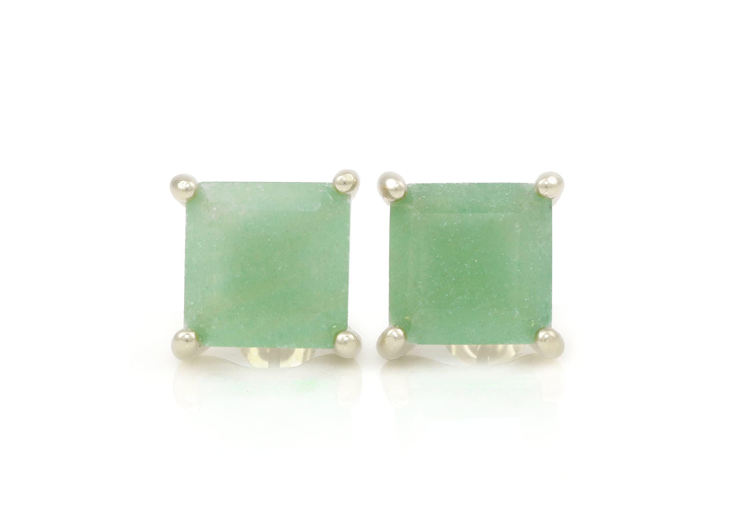 Handmade Green Aventurine Earrings for Women - Dainty Gemstone Jewelry for Everyday Wear & Gifts