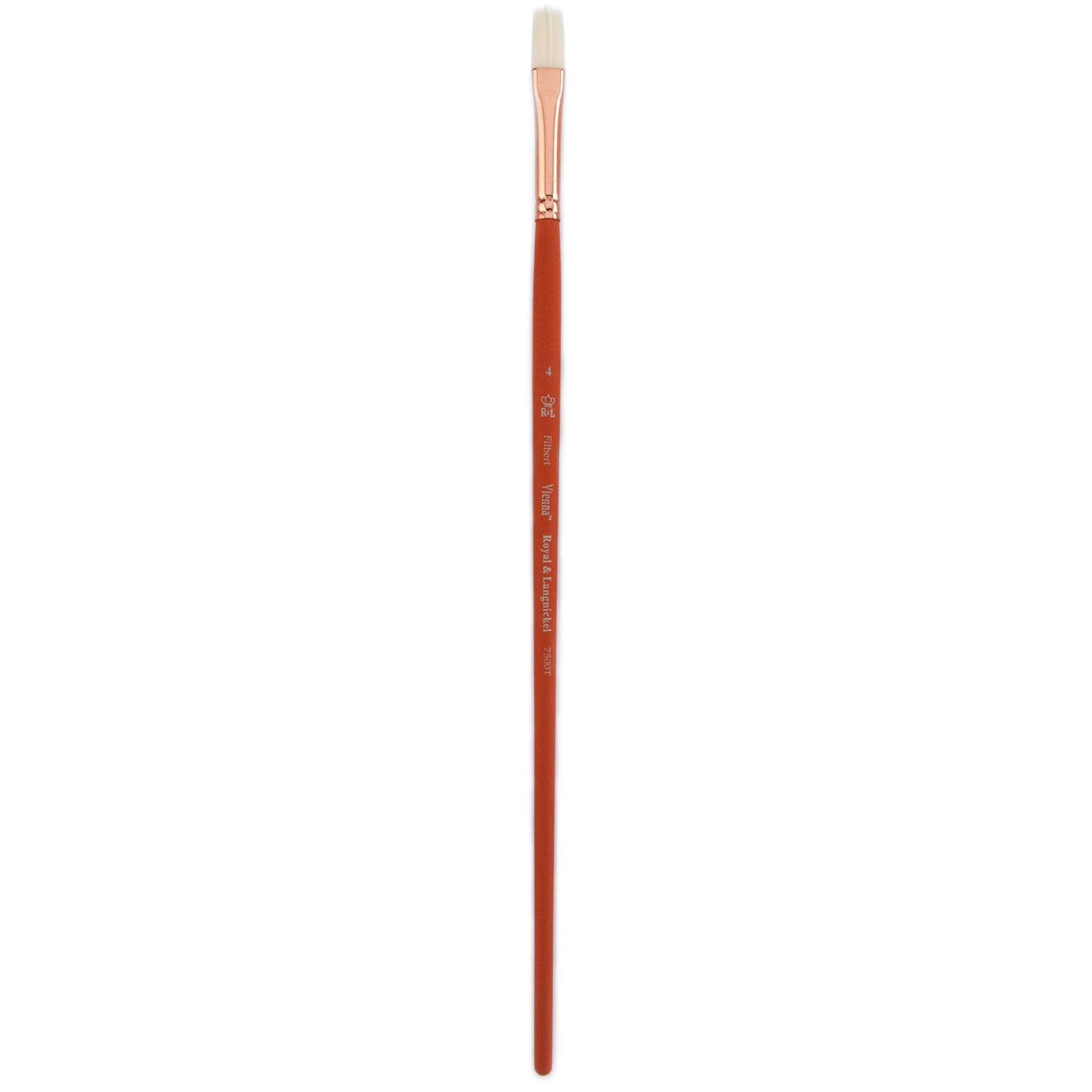 Alvin R7500T-16 Vienna Filbert Brushes Set of 16 - Professional Artist Paint Brushes for Oil, Acrylic & Watercolor Painting - Perfect for Canvas, Wood & Fabric Art Projects