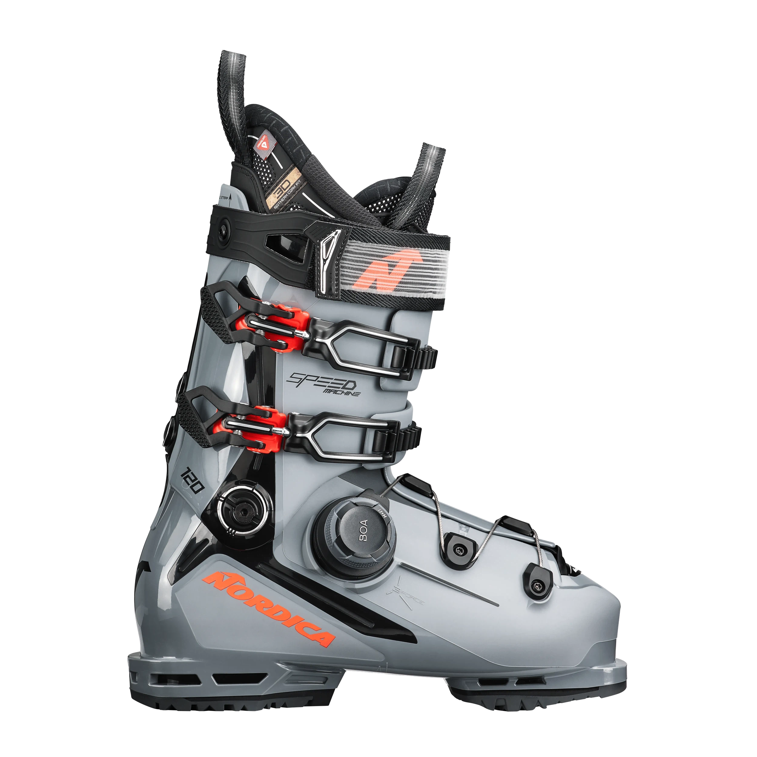 Nordica Speedmachine 3 BOA 120 Ski Boots 2026 - High-Performance Alpine Ski Boots for Men & Women - Perfect for Downhill Skiing & Freeride Adventures