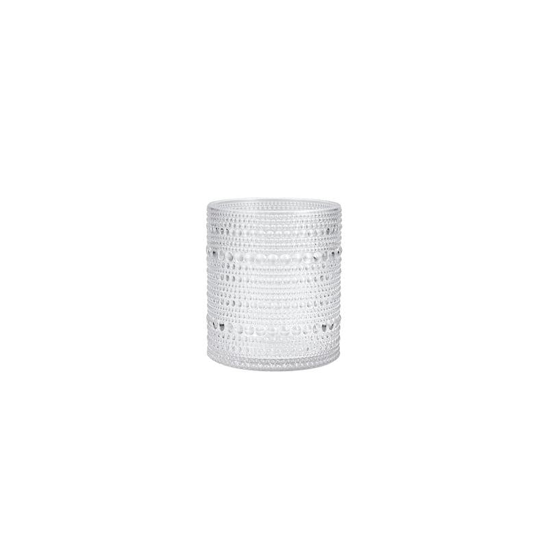 Fortessa Orbetto Clear 10.5oz Double Old Fashioned Glasses - Premium Outdoor Drinkware for Cocktails, Whiskey, and Patio Entertaining