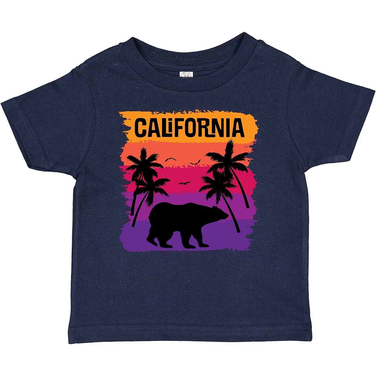Inktastic California Sunset Vacation Beach Baby T-Shirt - Cute Summer Outfit for Boys & Girls - Perfect for Beach Trips, Family Vacations & Outdoor Adventures