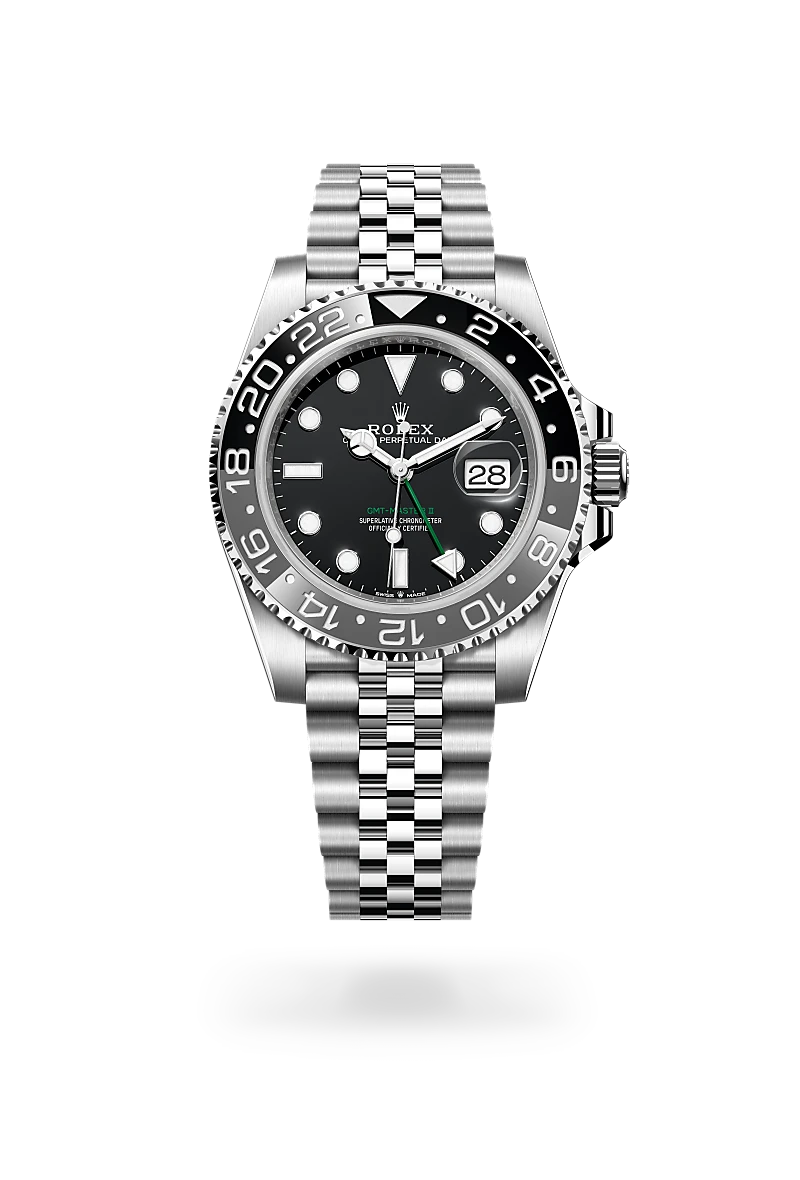 Rolex GMT Master II Oystersteel Watch M126710GRNR 0003 - Luxury Swiss Automatic Timepiece for Men | Perfect for Travel, Business & Collectors | Richter & Phillips Jewelers