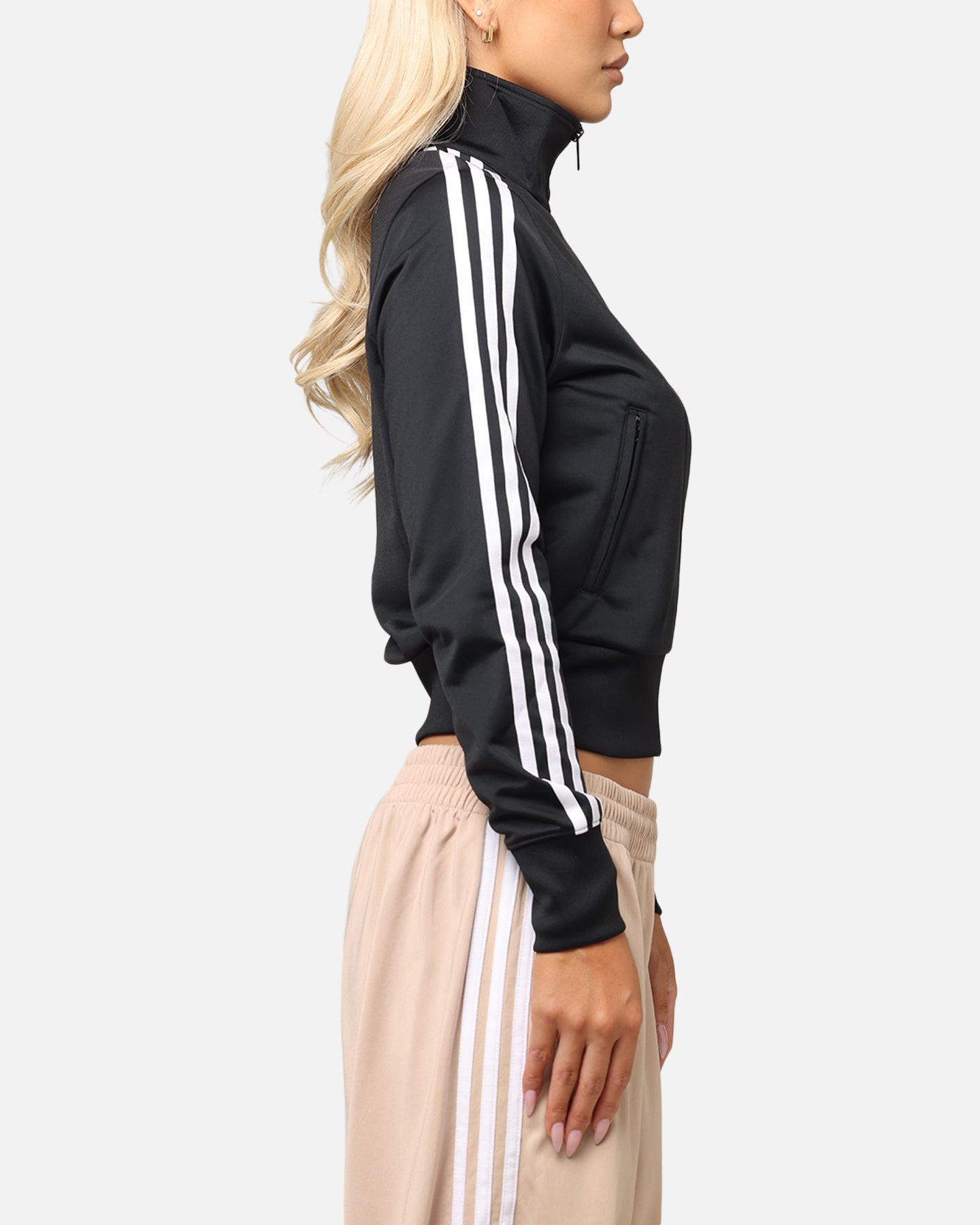 Adidas Women's Adicolor Classics Firebird Track Jacket - Black Athletic Running Top for Gym, Jogging & Casual Wear