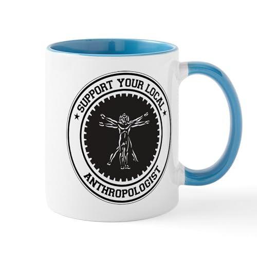 White/Blue Inside - Support Anthropologist Mug