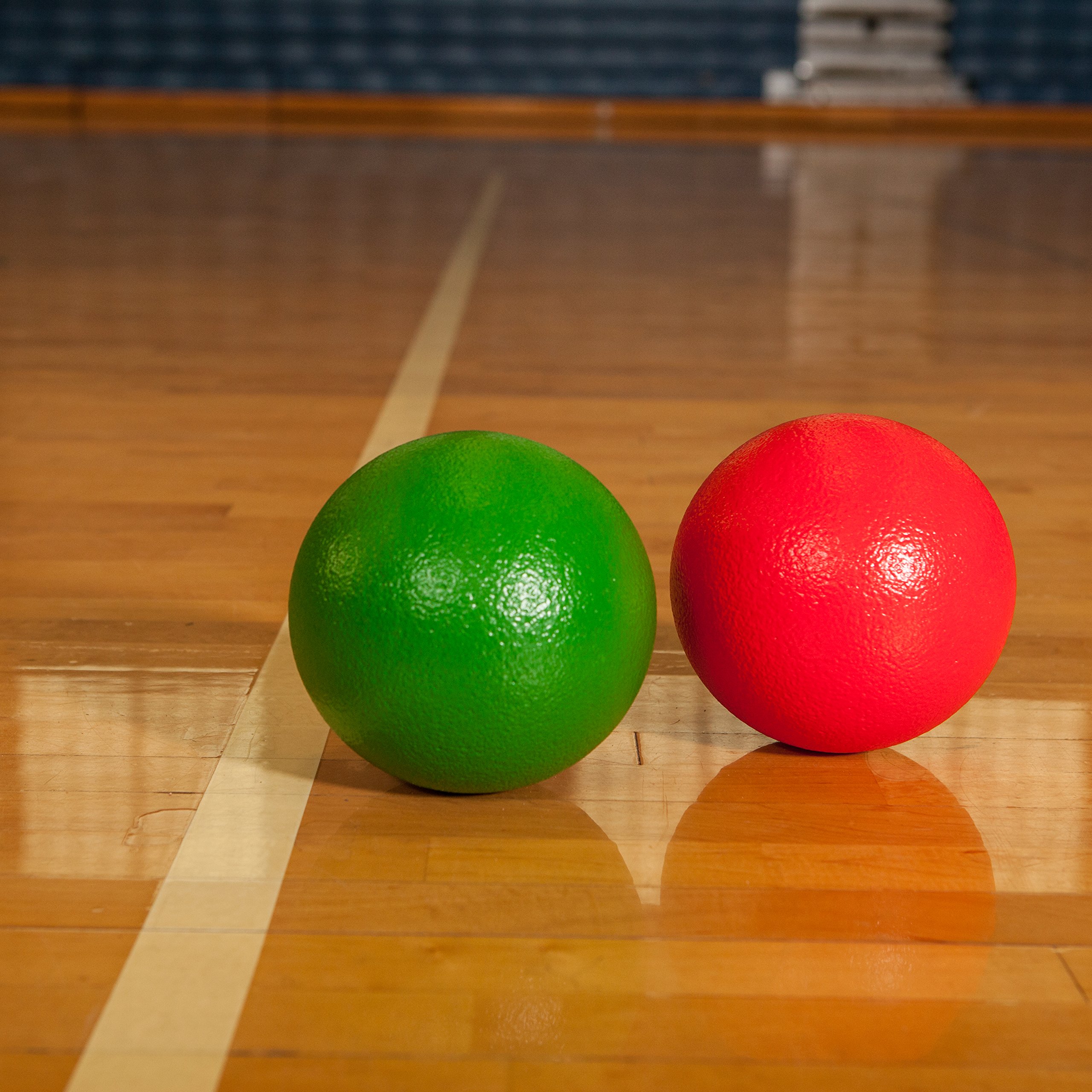 Champion Sports Rhino Skin Medium Bounce Dodgeballs - Official Size for Dodgeball Games, Gym Class & Outdoor Play - Perfect for Schools, Recreation & Team Sports Activities