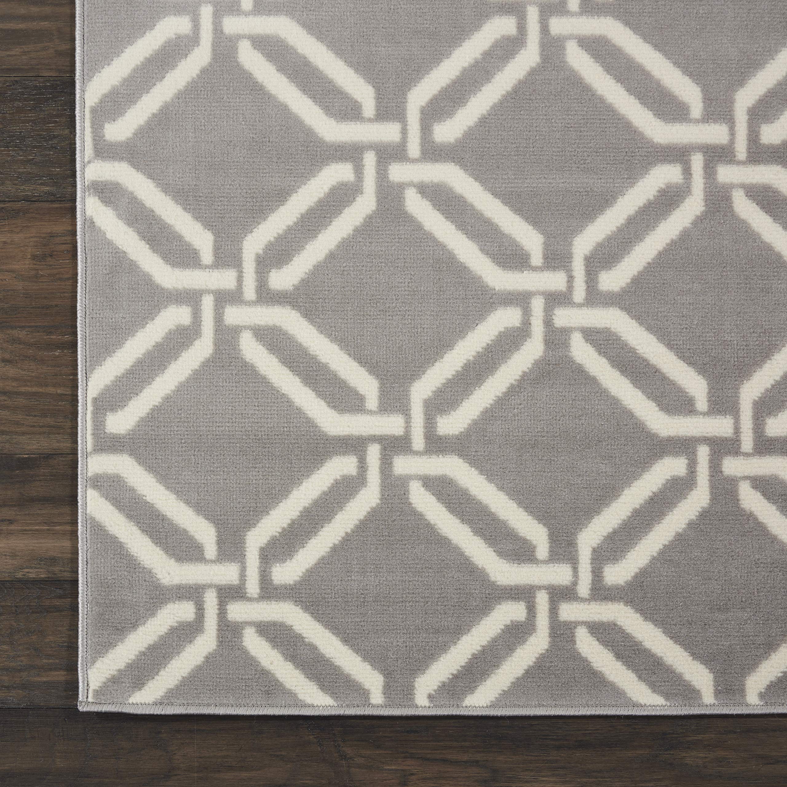 Nourison Jubilant Trellis Grey 7'10