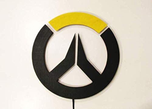 Overwatch Tracer LED Night Light - Gaming Room Decor, Kids Bedroom Lamp, Perfect Gift for Overwatch Fans - Ideal for Gaming Setups, Bedside Lighting & Geeky Home Decor