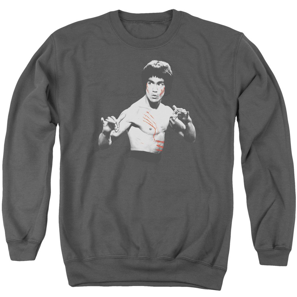 Bruce Lee Final Confrontation Unisex Crewneck Sweatshirt - Vintage Martial Arts Tribute for Men & Women - Casual Wear, Street Style & Movie Fan Gift