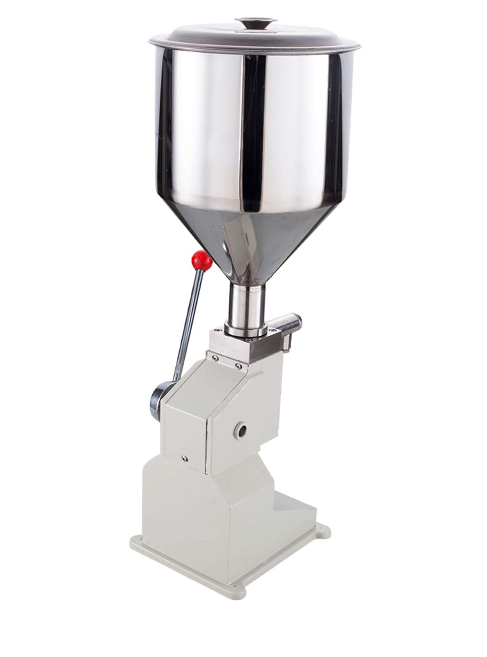 INTBUYING A03 Manual Liquid Filling Machine - Stainless Steel Bottle Filler for Cream, Paste, Shampoo & Cosmetics (5-50ml) | Perfect for Small Batch Production, DIY Beauty Products & Home Businesses