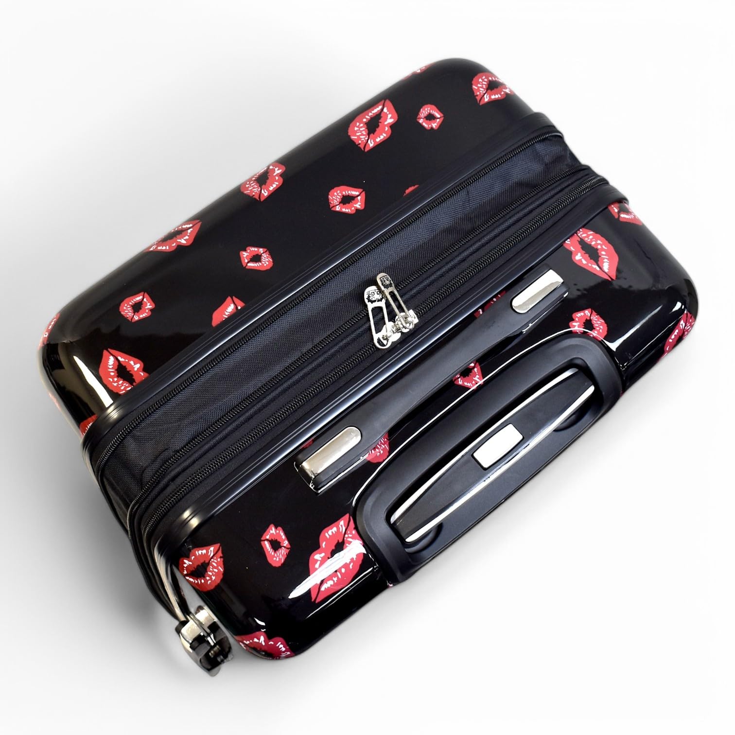 Betty Boop Themed Hard Shell Luggage Set - 3-Piece Carry-On, Medium & Large Suitcases with Spinner Wheels, Expandable Design & TSA Lock | Stylish Travel Luggage for Women & Betty Boop Fans | Perfect for Air Travel, Road Trips & Vacations