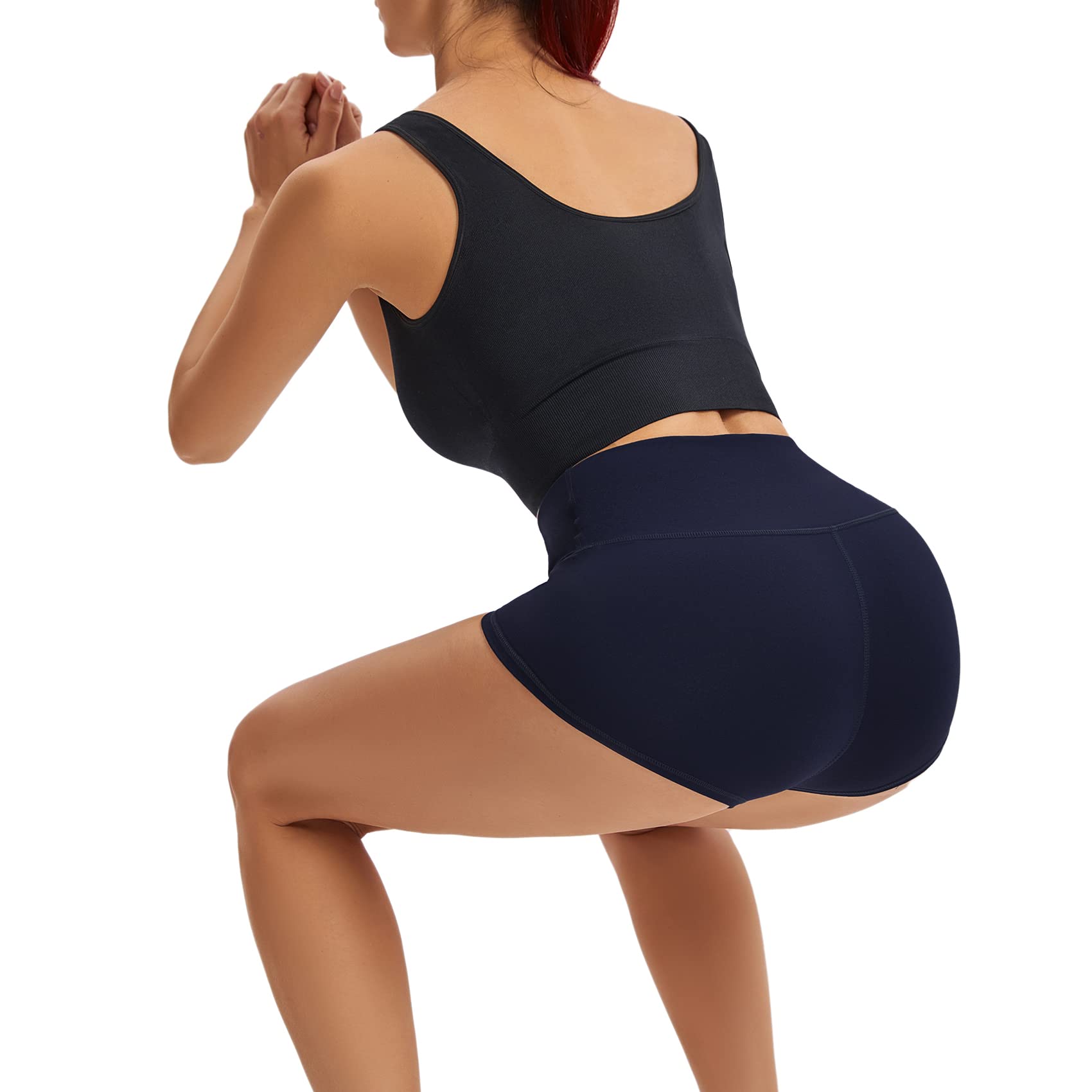 LXNMGO High Waist Yoga Shorts for Women - 2