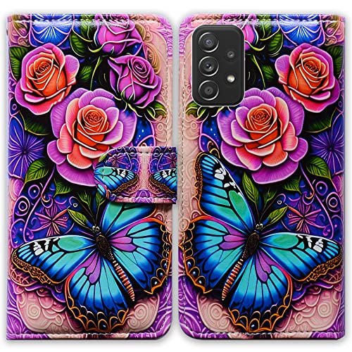 Blue Butterfly Flowers Rose
