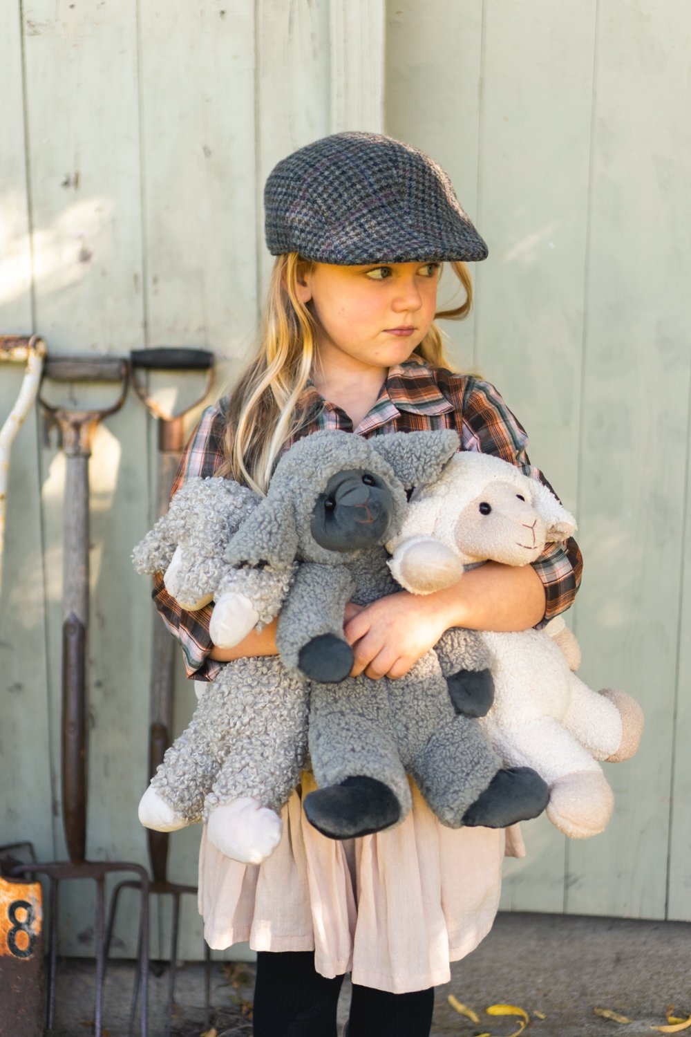 Sammy the Sheep Plush Toy - Soft Black Stuffed Animal for Kids, Perfect for Cuddling, Gifts, and Nursery Decor