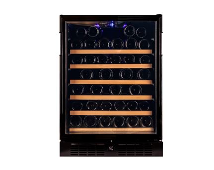 Chateau CW50THSNS 50 Bottle Wine Cooler Refrigerator - Dual Zone Temperature Control, Freestanding Design for Home, Bar, or Restaurant Use