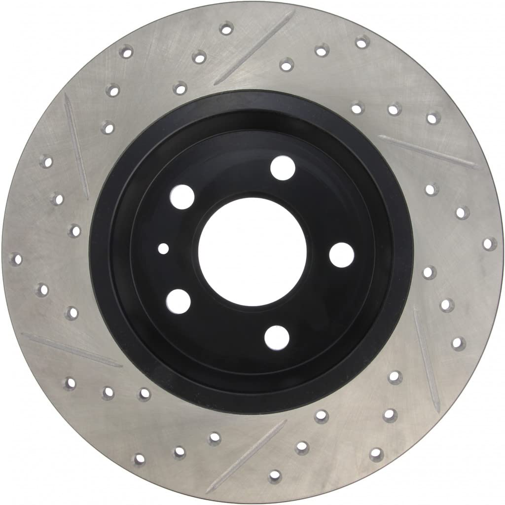 StopTech Drilled & Slotted Brake Rotor for Audi Allroad 2013-2016 - Rear Driver Side (Part# 127.33127L) | High-Performance Braking for Street & Track Use