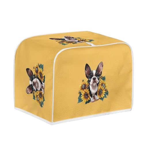 Boston Terrier Sunflower