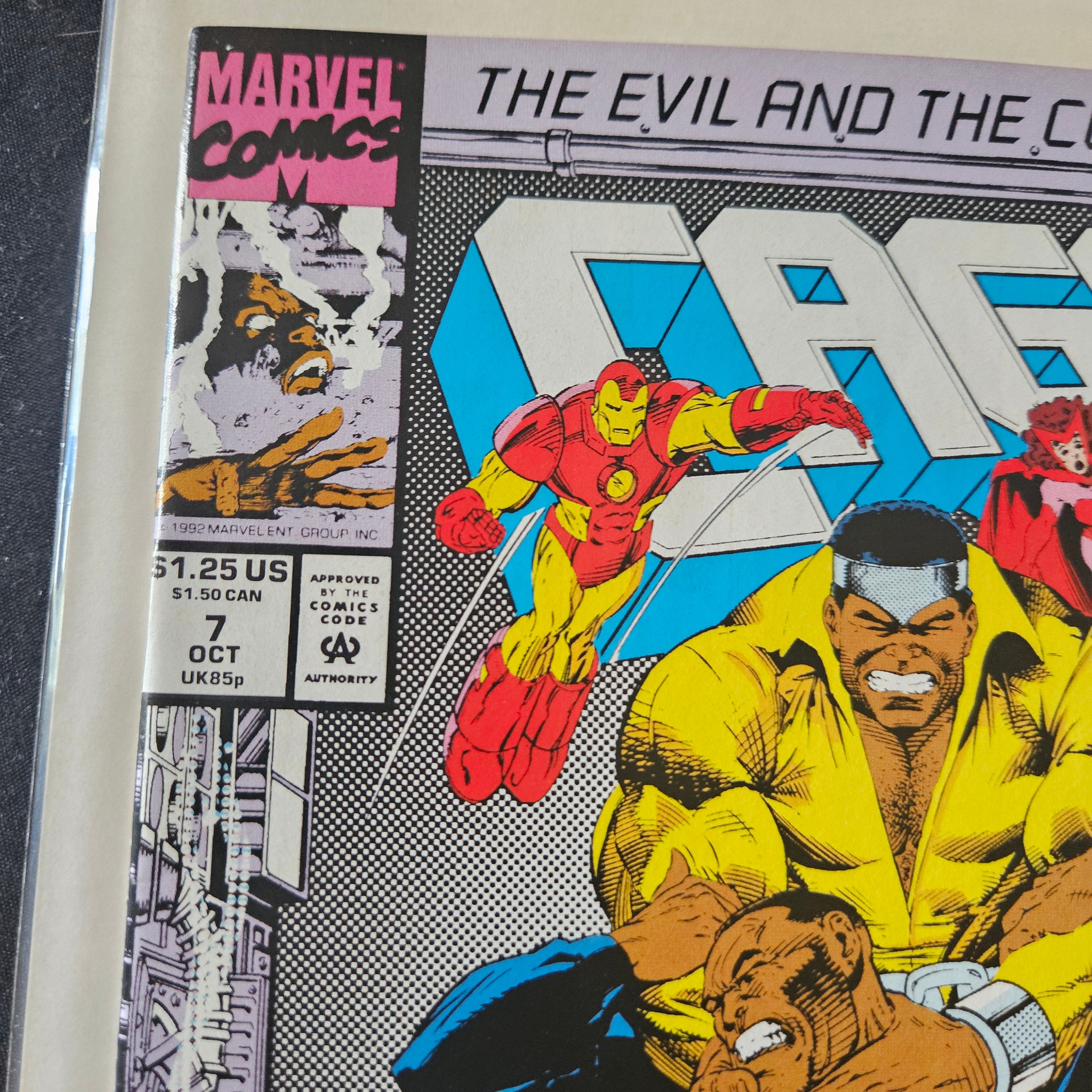 Marvel Comics: Cage #7 (October 1992) - The Evil and the Cure Part 3 of 4 | Rare Vintage Comic Book | Collectible Superhero Series | Perfect for Marvel Fans & Comic Collectors