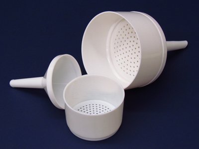 High-Quality 110mm PP Buchner Funnel (5445-4) - Perfect for Laboratory Filtration, Chemistry Experiments & Scientific Research