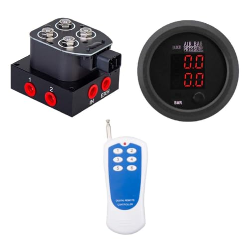 Valver With Controller and 2 pressure gauge