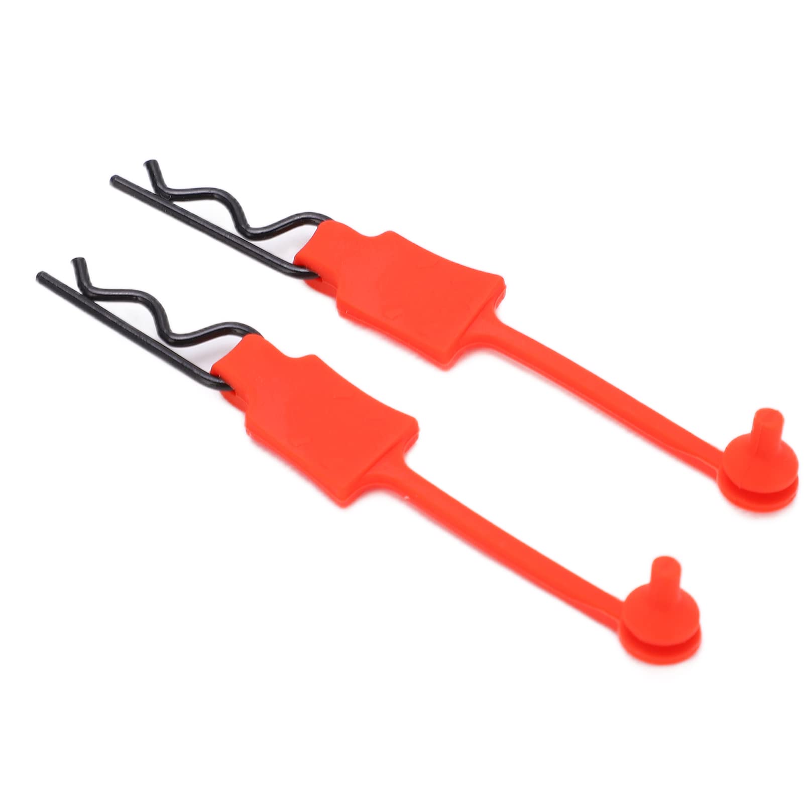 4PCS 1/10 Scale RC Car Body Clips - Durable Shell Bolt Pins for ARRMA, Axial SCX10, Redcat GEN8 RC Models (Red) - Perfect for Off-Road Racing & Crawler Vehicle Body Securing