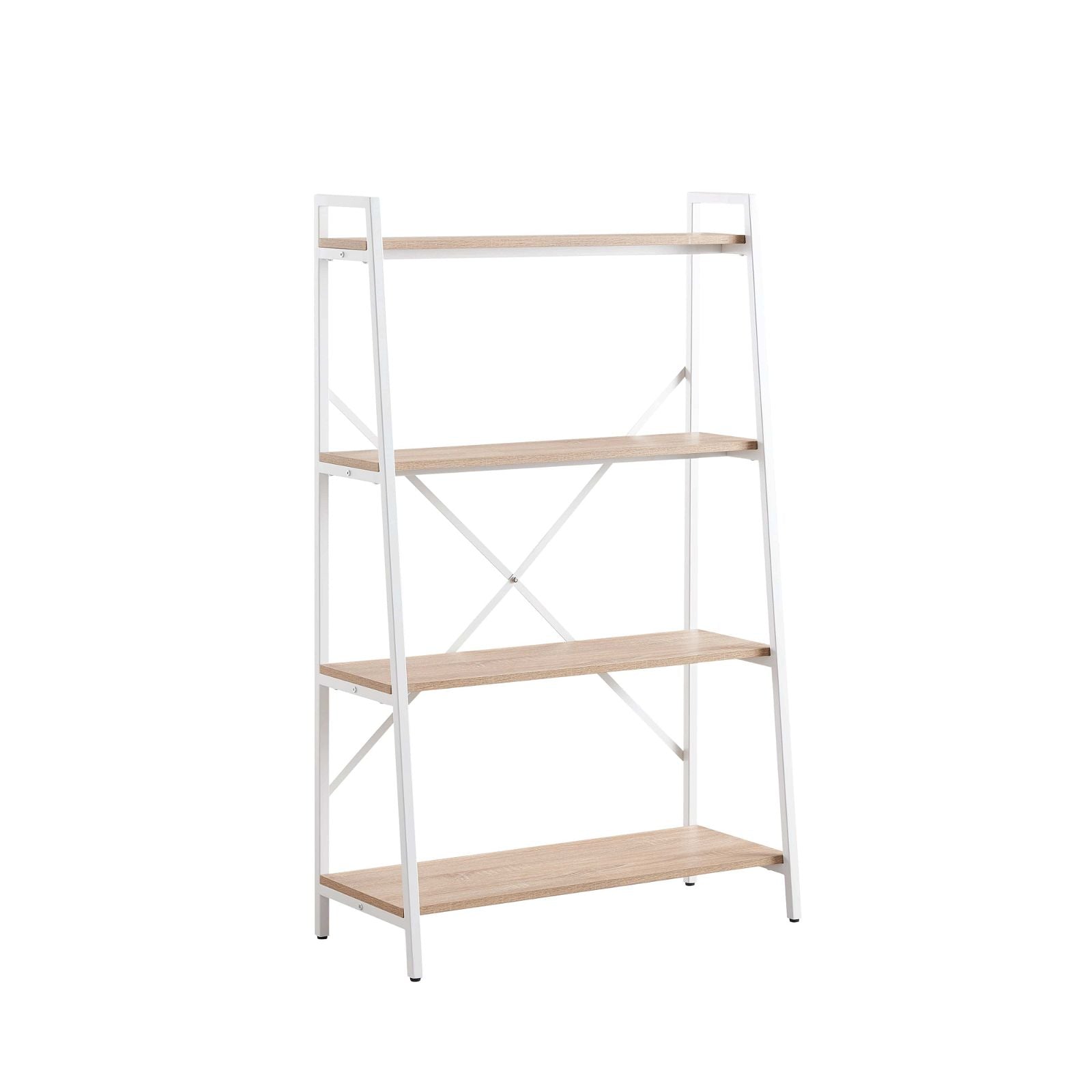 Workzone ASPECT 1300 Oak Bookcase - 5-Shelf Storage Unit for Home Office, Living Room & Bedroom Organization