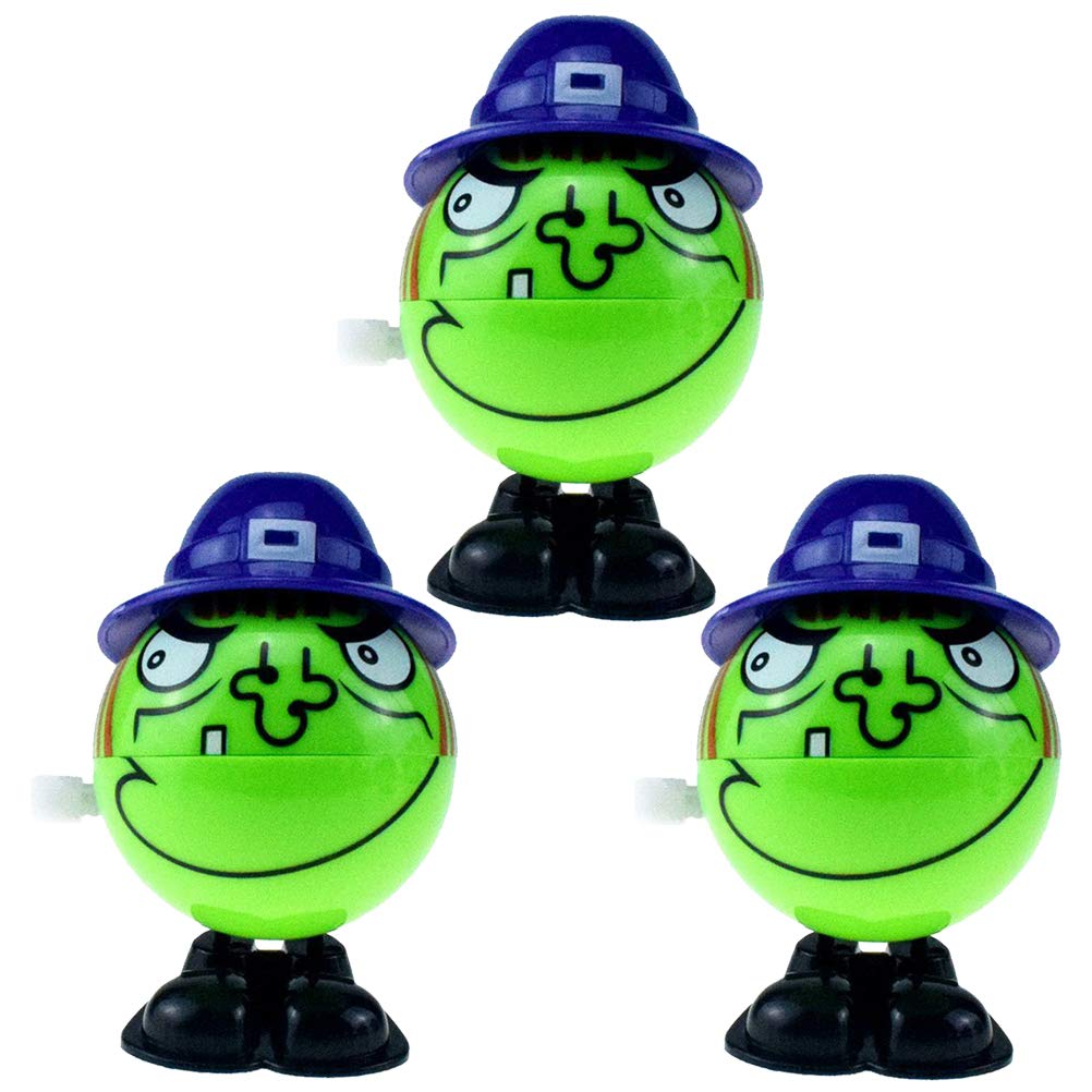 BESPORTBLE 3-Piece Halloween Wind-Up Toy Set - Witch Shaped Clockwork Toys for Kids, Halloween Party Favors & Spooky Decorations - Perfect for Trick-or-Treating, Classroom Parties & Halloween Festivities