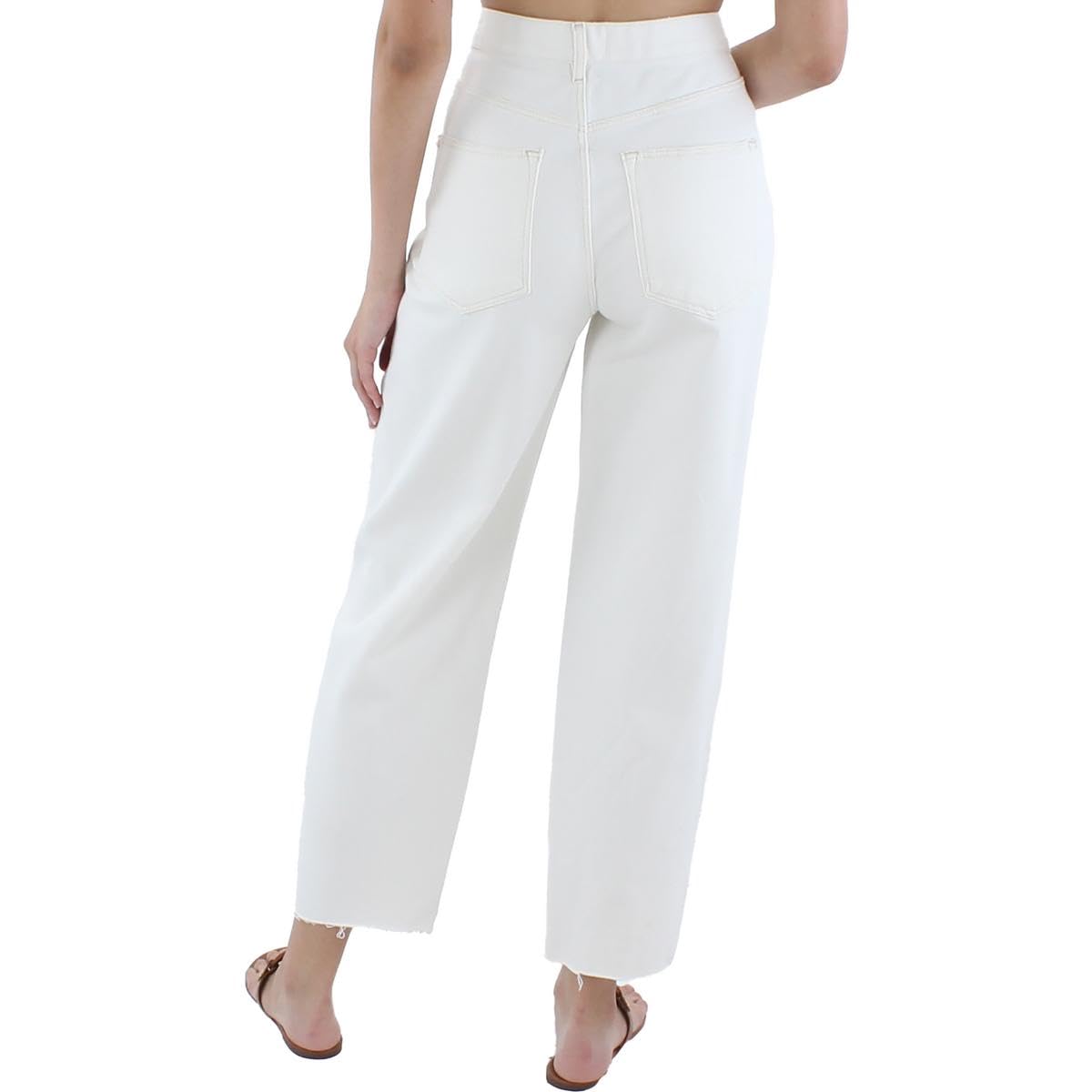 Ted Baker Ellra Women's White Jeans Size 32 - Slim Fit Stretch Denim Pants for Casual Wear & Office Outfits