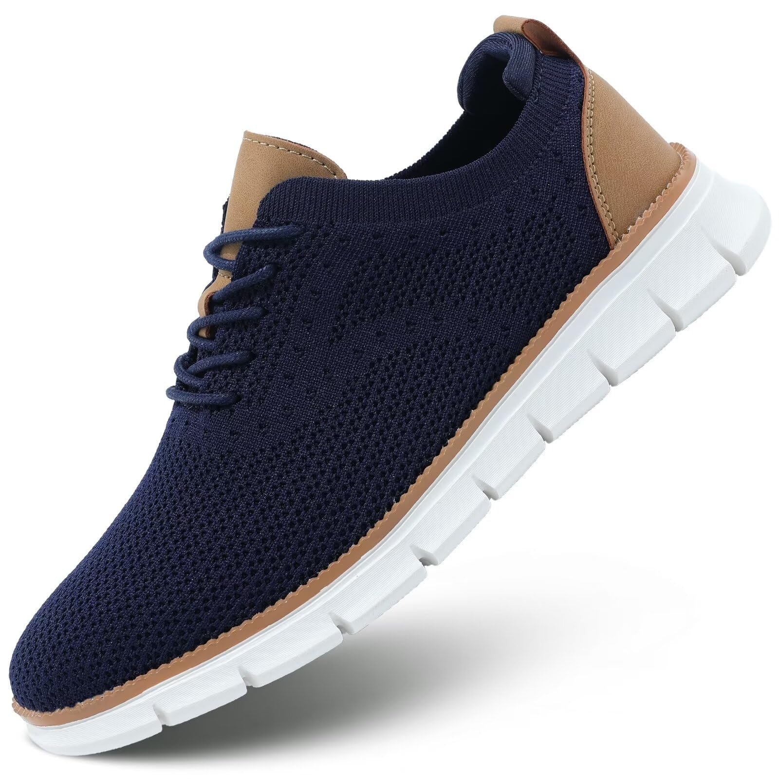 Men's Lightweight Oxford Lace-Up Dress Shoes - Casual Walking & Fashion Sneakers for Office, Travel & Everyday Wear