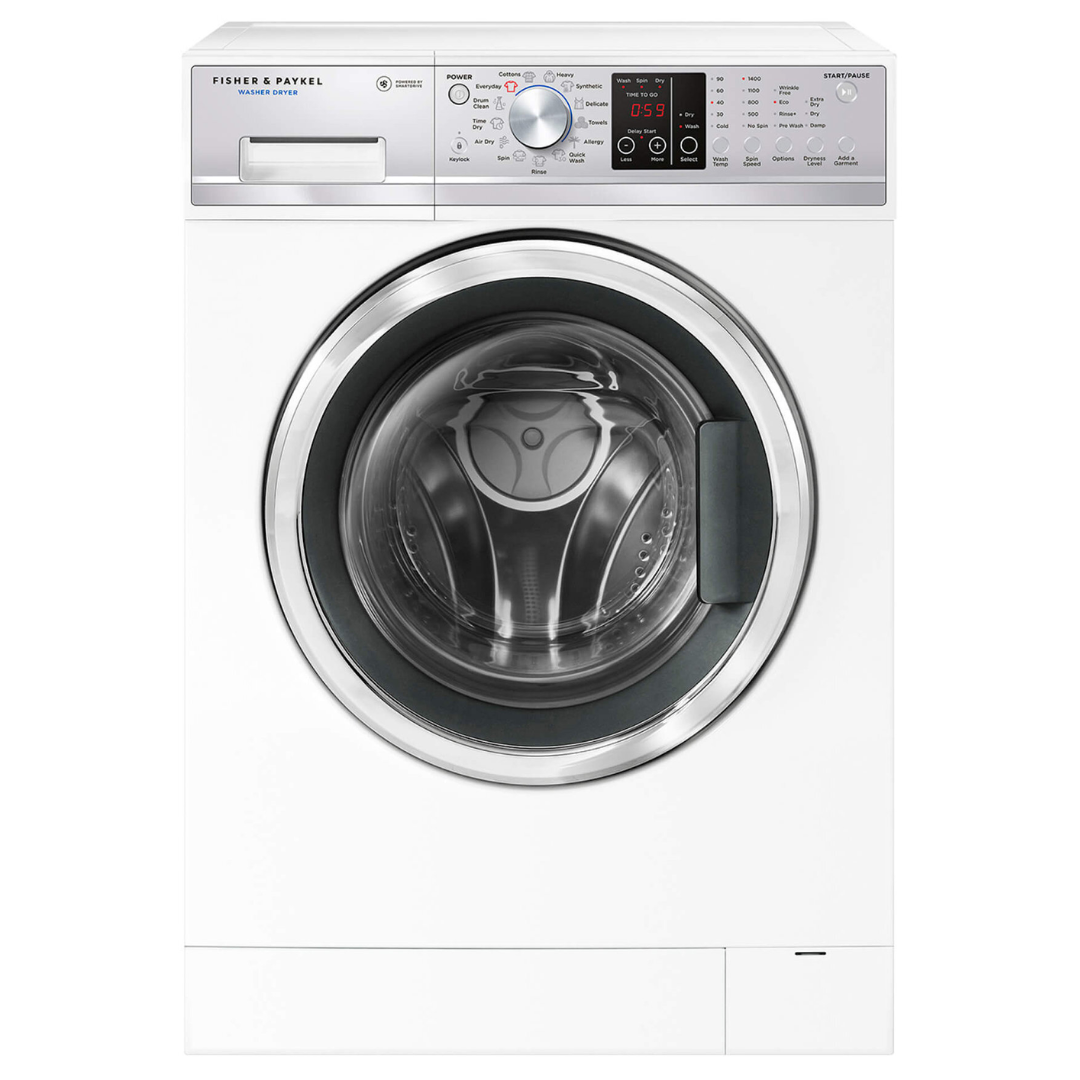 Fisher & Paykel WD8560F1 8.5kg/5kg Front Load Washer Dryer Combo - Energy Efficient Laundry Solution for Apartments & Small Homes